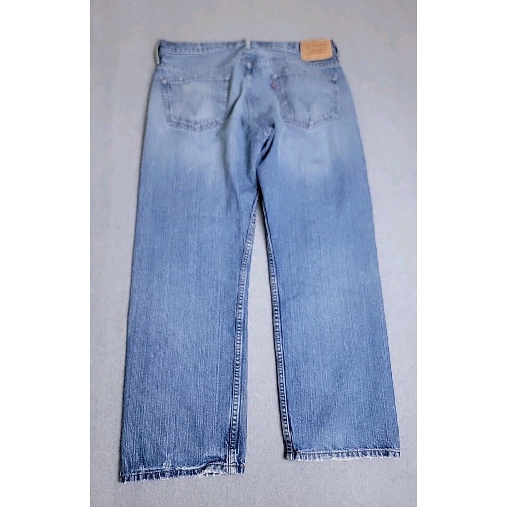 Vintage‎ Levis 569 Jeans Mens 34x30 (36x29) Loose Baggy Straight Distressed Blue - Picture 13 of 14